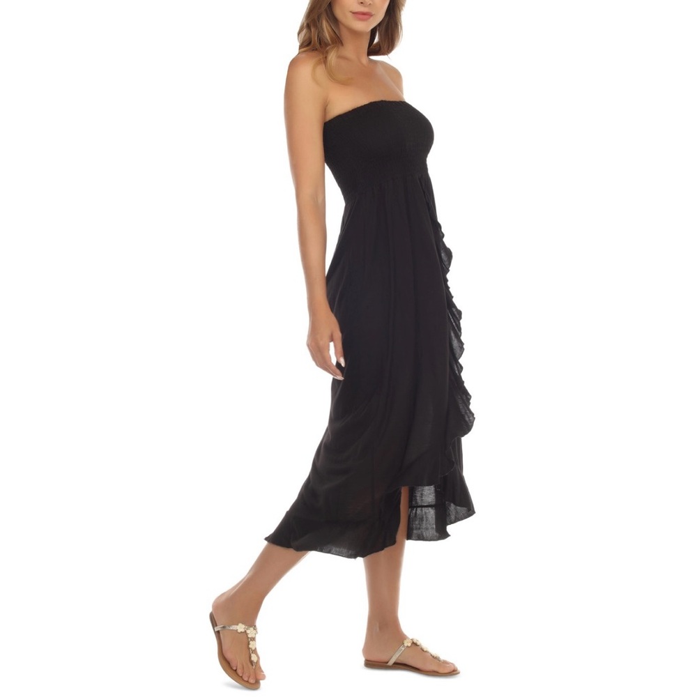 Raviya Strapless High-Low Cover-Up Dress S